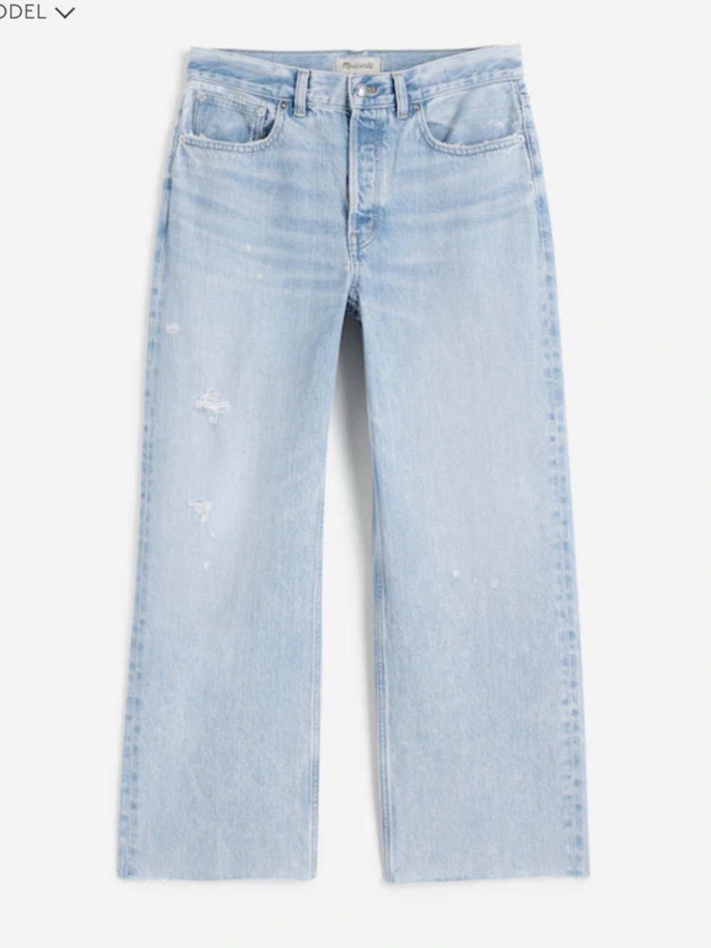 Madewell Low Slung Baggy Crop 26 - Picture 7 of 7